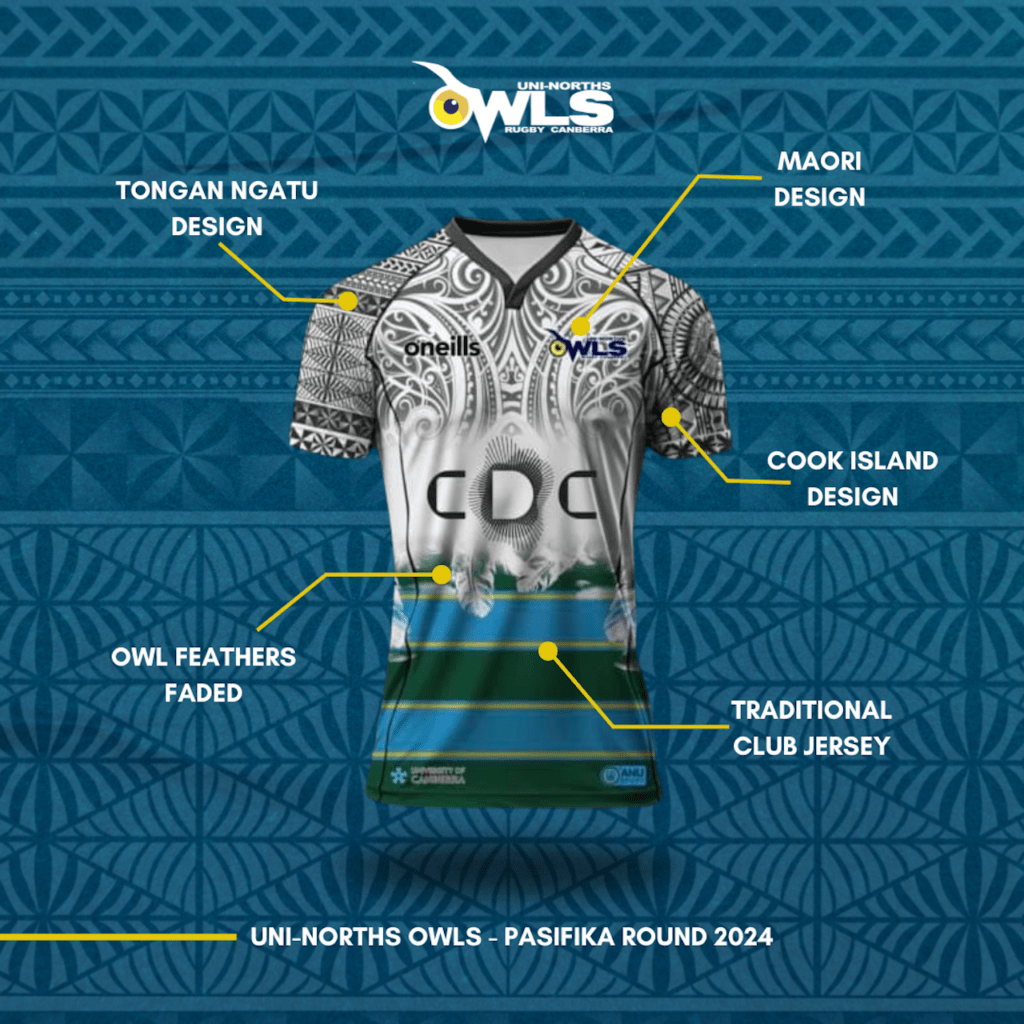 Introducing our Uni-Norths Owls Pasifika Jersey for 2024